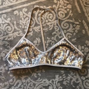 Chann Luu sequin bra